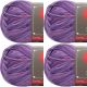 Spinrite Red Heart Soft Yarn Plummy Pack of 4 Skein