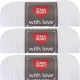 Spinrite Red Heart With Love Yarn White Pack of 3 Skein