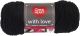 Spinrite Red Heart With Love Yarn Black Pack of 24 Skein