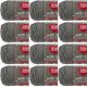 Spinrite Red Heart With Love Yarn Pewter Pack of 12 Skein