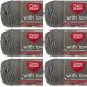 Spinrite Red Heart With Love Yarn Pewter Pack of 6 Skein