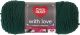 Spinrite Red Heart With Love Yarn Evergreen Pack of 24 Skein