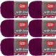 Spinrite Red Heart With Love Yarn Boysenberry Pack of 6 Skein