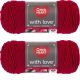 Spinrite Red Heart With Love Yarn Holly Berry Pack of 2 Skein