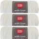 Spinrite Red Heart With Love Yarn Eggshell Pack of 3 Skein