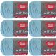 Spinrite Red Heart With Love Yarn Iced Aqua Pack of 6 Skein