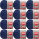 Spinrite Red Heart Soft Yarn Royal Blue Pack of 12 Skein