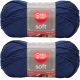 Spinrite Red Heart Soft Yarn Royal Blue Pack of 2 Skein