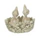 Seasons Crazy Bone Nest 6 Inch Bone Color