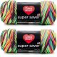Spinrite Red Heart Super Saver Yarn Blacklight Pack of 2 Skein