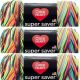 Spinrite Red Heart Super Saver Yarn Blacklight Pack of 3 Skein