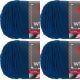 Spinrite Red Heart With Love Yarn Peacock Pack of 4 Skein