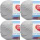 Spinrite Red Heart Soft Baby Steps Yarn Elephant Pack of 4 Skein