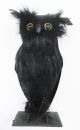Black Static Owl 10 Inches