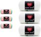 Red Heart Super Saver Yarn 3 Pack Skein Retro Stripe 3 Count And Super Saver White Yarn 3 Pack Skein 198g 7oz Acrylic 4 Medium Worsted 364 Yards Knitting Crochet