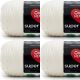 Spinrite Red Heart Super Saver Yarn Aran Pack of 4 Skein