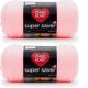 Spinrite Red Heart Super Saver Yarn Petal Pink Pack of 2 Skein
