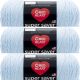 Spinrite Red Heart Super Saver Yarn Light Blue Pack of 3 Skein