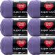 Spinrite Red Heart Super Saver Yarn Lavender Pack of 6 Skein
