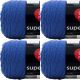 Spinrite Red Heart Super Saver Yarn Royal Pack of 4 Skein