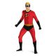 Mens Mr. Incredible Bodysuit Skinovation Costume Red X Large