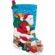 Plaid Bucilla Christmas Stocking Felt Stocking Applique Kit 18 inches Long Down The Chimney