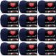 Spinrite Red Heart Super Saver Yarn Soft Navy Pack of 12 Skein