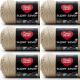 Spinrite Red Heart Super Saver Yarn Buff Pack of 6 Skein