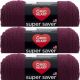 Spinrite Red Heart Super Saver Yarn Claret Pack of 3 Skein
