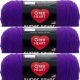 Spinrite Red Heart Super Saver Yarn Amethyst Pack of 3 Skein