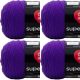 Spinrite Red Heart Super Saver Yarn Amethyst Pack of 4 Skein