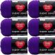 Spinrite Red Heart Super Saver Yarn Amethyst Pack of 6 Skein