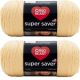 Spinrite Red Heart Super Saver Yarn Cornmeal Pack of 2 Skein
