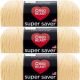 Spinrite Red Heart Super Saver Yarn Cornmeal Pack of 3 Skein