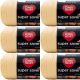 Spinrite Red Heart Super Saver Yarn Cornmeal Pack of 6 Skein