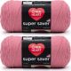 Spinrite Red Heart Super Saver Yarn Light Raspberry Pack of 2 Skein