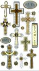 Jolees Boutique Dimensional Stickers Faith Hope And Rejoice