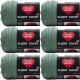 Spinrite Red Heart Super Saver Yarn Light Sage Pack of 6 Skein