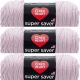 Red Heart Super Saver Yarn Pale Plum Pack of 3 Skein