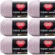 Spinrite Red Heart Super Saver Yarn Pale Plum Pack of 6 Skein