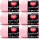 Spinrite Red Heart Super Saver Yarn Baby Pink Pack of 6 Skein