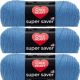 Spinrite Red Heart Super Saver Yarn Delft Blue Pack of 3 Skein