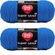 Spinrite Red Heart Super Saver Yarn Blue Pack of 2 Skein