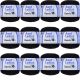 Spinrite Aunt Lydia's Classic Crochet Thread Size 10 Black 1 Pack of 12 Piece