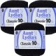 Spinrite Aunt Lydia's Classic Crochet Thread Size 10 Black 1 Pack of 3 Piece