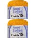 Aunt Lydia's Classic Crochet Thread Size 10 Goldenrod 1 Pack of 2 Piece