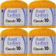 Spinrite Aunt Lydia's Classic Crochet Thread Size 10 Goldenrod 1 Pack of 4 Piece