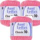 Spinrite Aunt Lydia's Classic Crochet Thread French Rose 1 Pack of 3 Piece