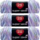 Spinrite Red Heart Super Saver Yarn Monet Pack of 3 Skein