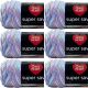 Spinrite Red Heart Super Saver Yarn Monet Pack of 6 Skein